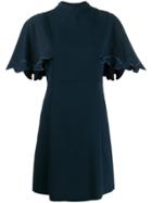 See By Chloé Flutter Sleeve Mini Dress - Blue