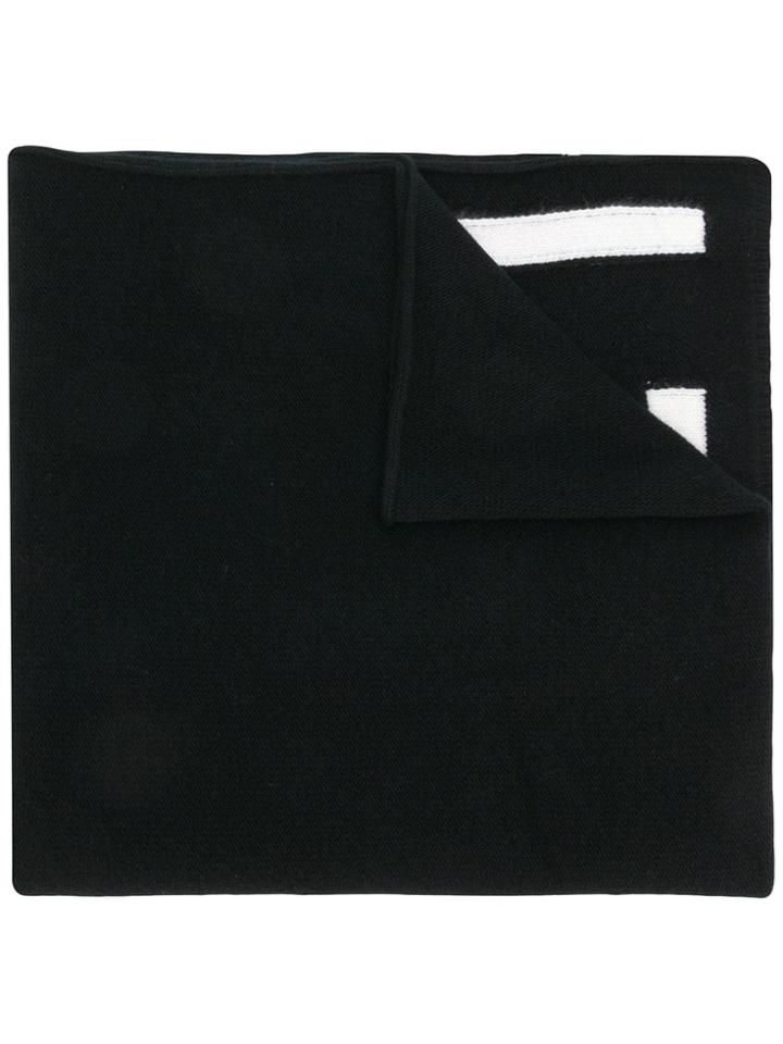No21 Branded Scarf - Black