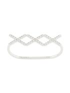 Alinka 18kt White Gold Katia Trio Diamond Ring - Silver