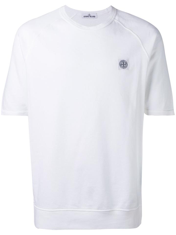 Stone Island - Small Logo T-shirt - Men - Cotton - M, White, Cotton