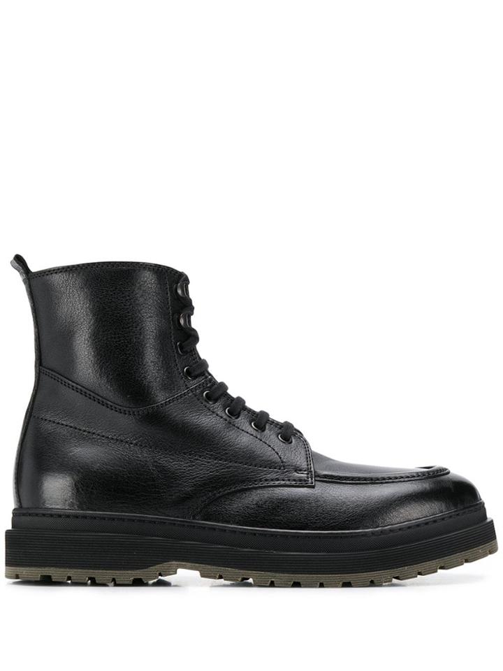 Henderson Baracco Fur-lined Boots - Black