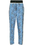 3.1 Phillip Lim Floral-print Trousers - Blue