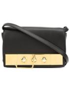Anthony Vaccarello Classic Crossbody Bag, Women's, Black, Calf Leather