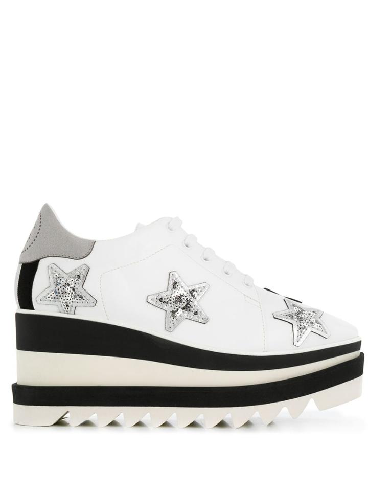 Stella Mccartney Sneak-elyse Star Sneakers - White