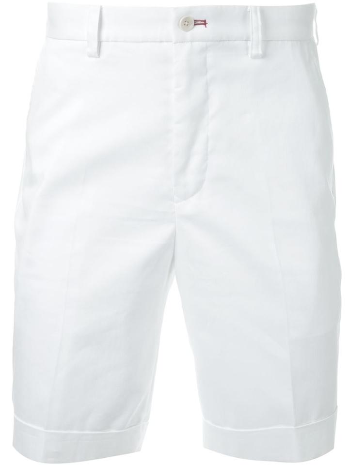Loveless Skull Embroidery Shorts, Men's, Size: 3, White, Cotton/hemp/polyester