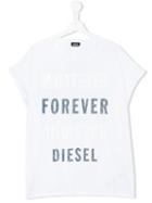 Diesel Kids - Teen Printed T-shirt - Kids - Cotton - 16 Yrs, Girl's, White