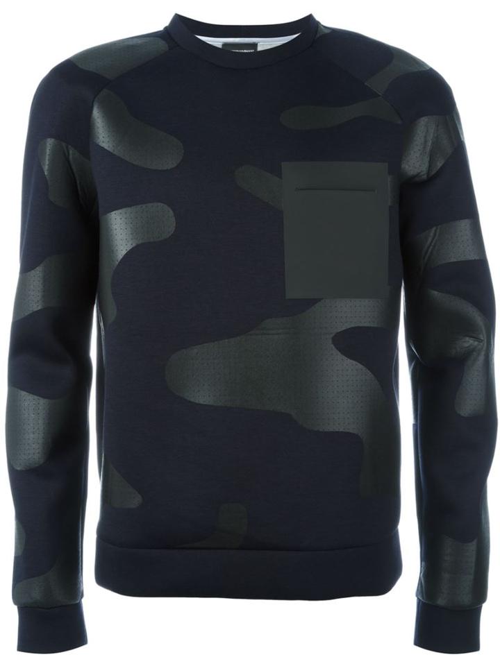 Emporio Armani Camouflage Print Sweatshirt