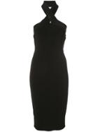 Alexander Wang - Halter Pencil Dress - Women - Nylon/spandex/elastane/rayon - 0, Black, Nylon/spandex/elastane/rayon