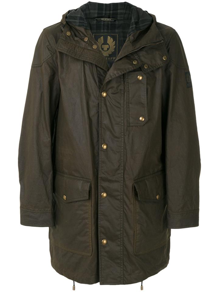 Belstaff Hooded Parka Coat - Green