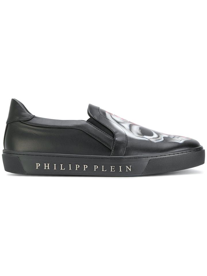 Philipp Plein Koro Six Slip-on Sneakers - Black