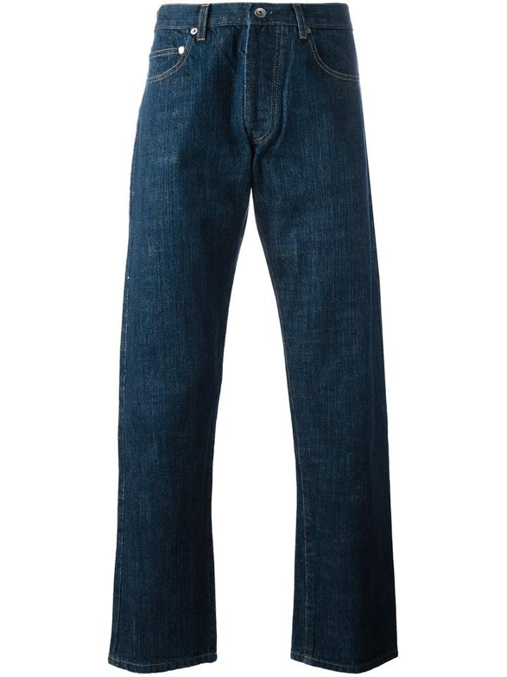 Universal Works Straight Leg Jeans, Men's, Size: 32, Blue, Cotton