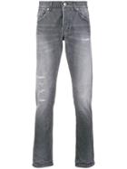 Dondup Washed Regular Jeans - Grey
