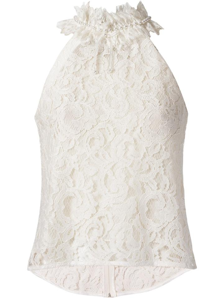 Martha Medeiros Marescot Lace Blouse - White