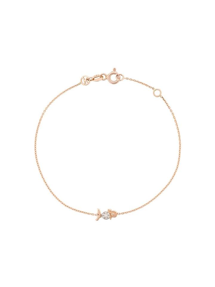 Kismet By Milka 14kt Rose Gold Virgo Diamond Bracelet