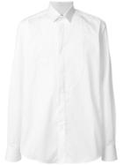 Lanvin Pleated Bib Shirt - White