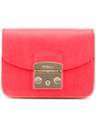 Furla - Clasp Clutch - Women - Leather - One Size, Pink/purple, Leather