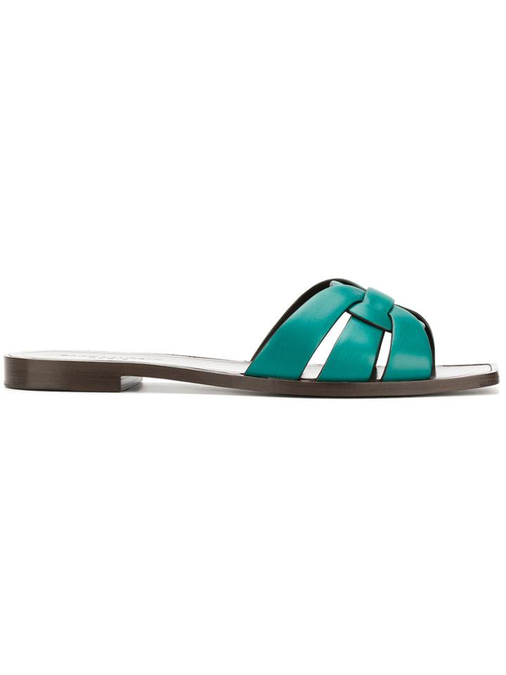 Saint Laurent Nu Pieds Sandals - Green