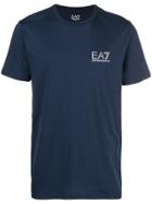 Ea7 Emporio Armani Printed Logo T-shirt - Blue