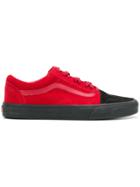 Vans Contrast Lace-up Sneakers - Red