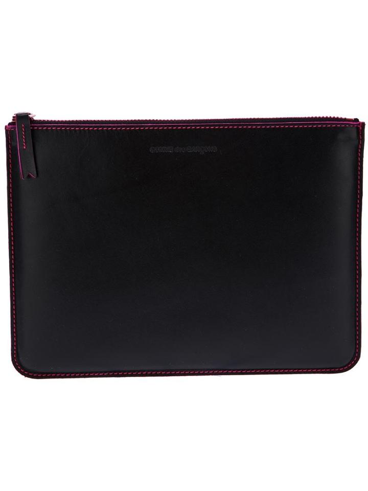 Comme Des Garcons Play 'marvellous' Large Zip Pouch