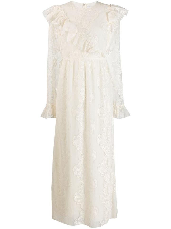 Giambattista Valli Long Lace Dress - White