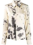 Ottolinger Tie-dye Satin Shirt - Neutrals