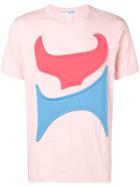 Comme Des Garçons Shirt Boys Patch Detail T-shirt - Pink