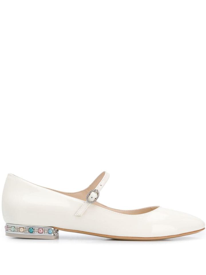Sophia Webster Tony Ballerina Shoes - White
