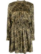 Federica Tosi Patterned Mini Dress - Black