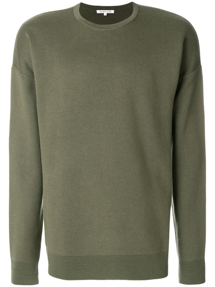 Helmut Lang Crew Neck Sweatshirt - Green