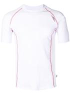 Gcds Contrast Stitching T-shirt - White