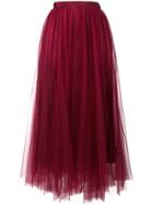 Dorothee Schumacher Tulle Midi Skirt - Purple