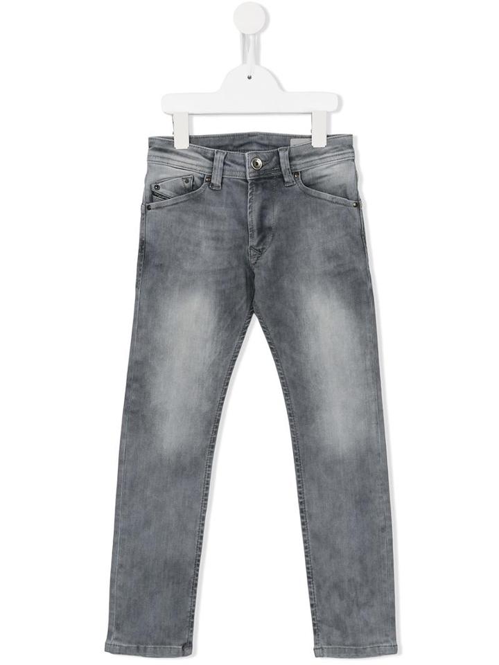 Diesel Kids 'darron' Jeans, Girl's, Size: 12 Yrs, Grey