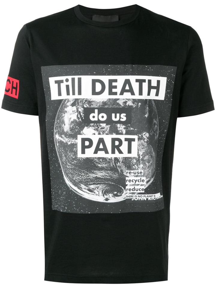 John Richmond Graphic T-shirt - Black