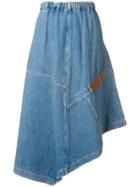 Loewe Midi Denim Skirt - Blue