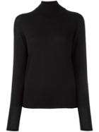 Iris Von Arnim Roll Neck Jumper, Women's, Size: Large, Black, Cashmere