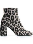 Stella Mccartney Leopard Print Ankle Boots