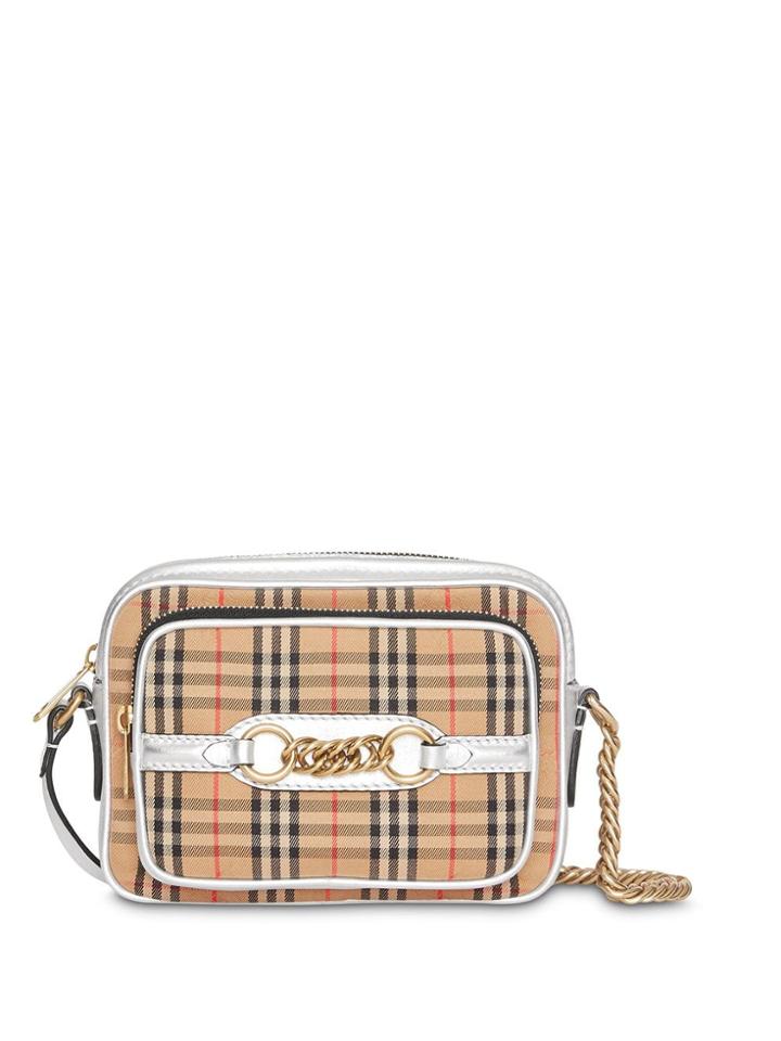 Burberry 1983 Link Camera Bag - Silver