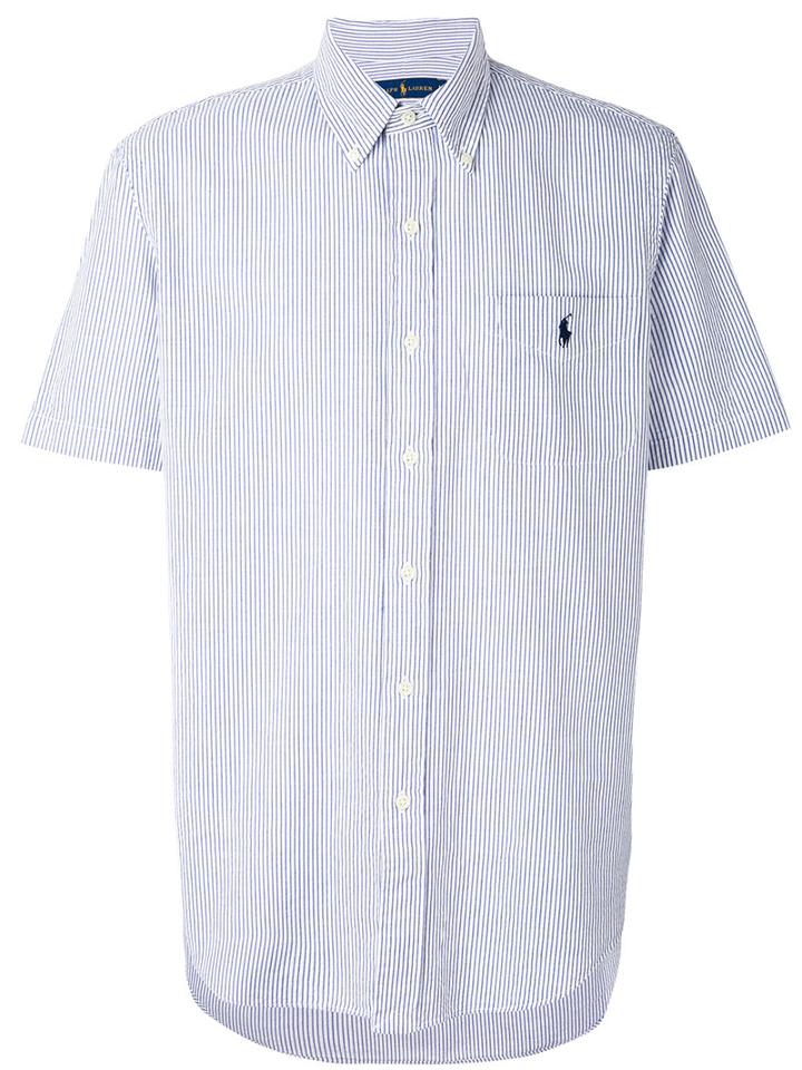 Polo Ralph Lauren - Short Sleeve Logo Shirt - Men - Cotton - Xl, Blue, Cotton