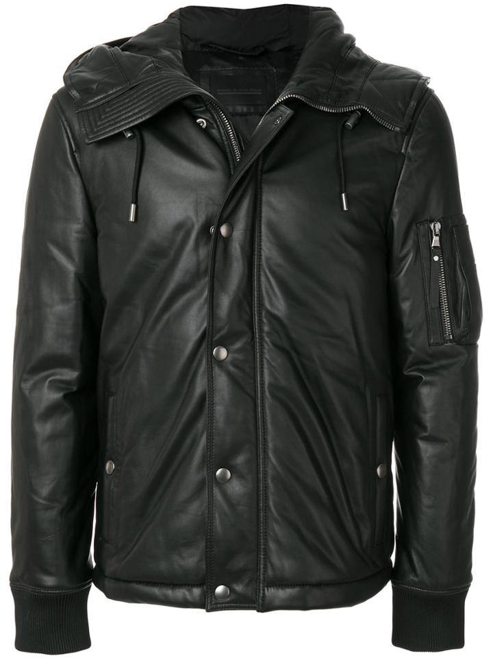 Diesel Black Gold Padded Hooded Jacket