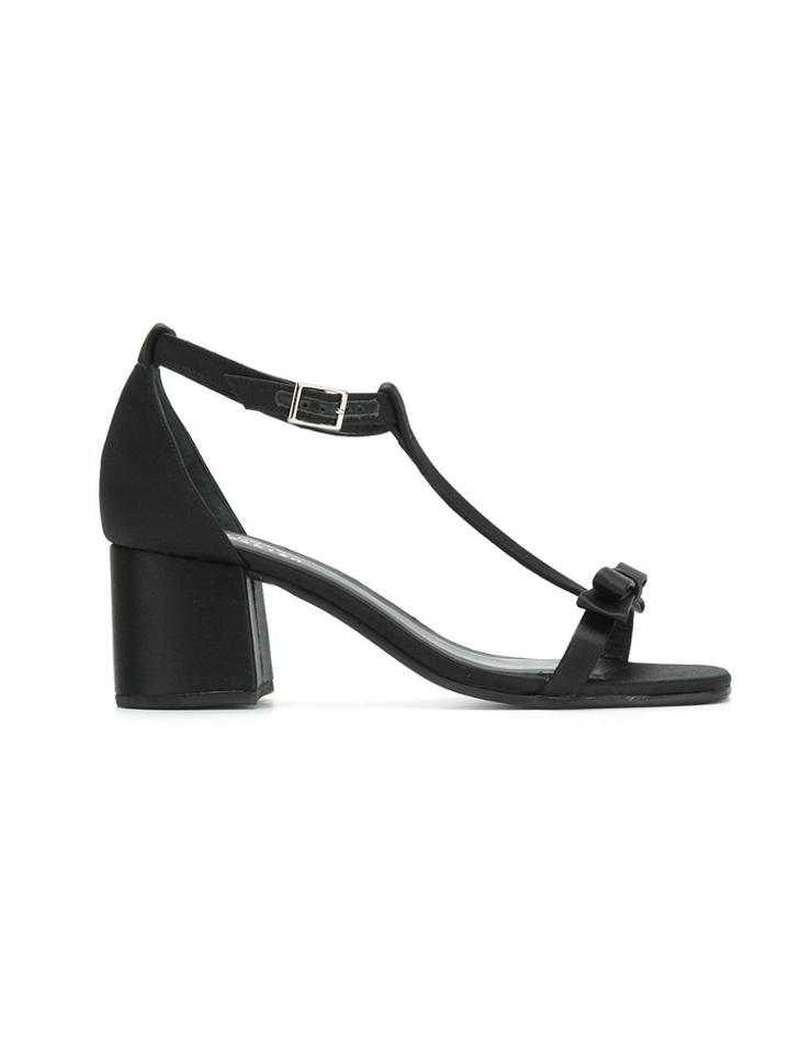 Studio Chofakian Block Heel Sandals - Black