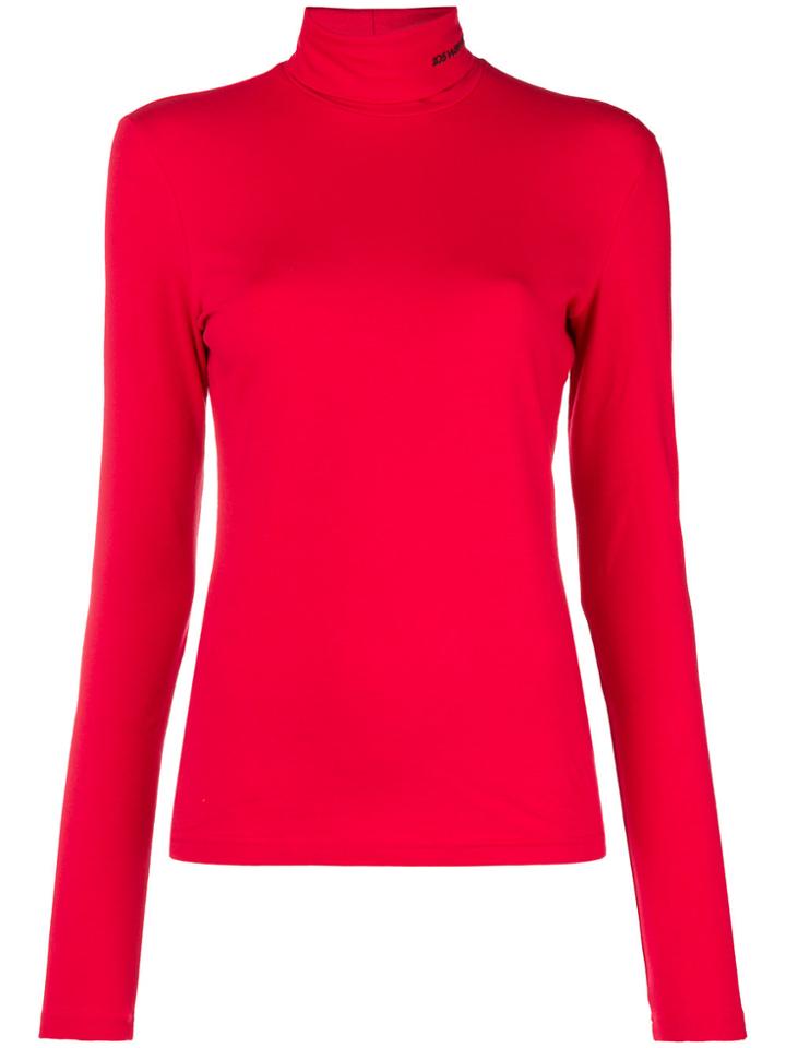 Calvin Klein 205w39nyc Logo Polo Top - Red