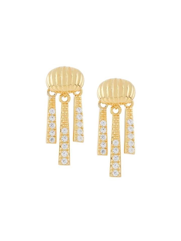 V By Laura Vann Priscilla Earrings - Metallic