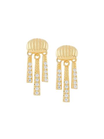 V By Laura Vann Priscilla Earrings - Metallic