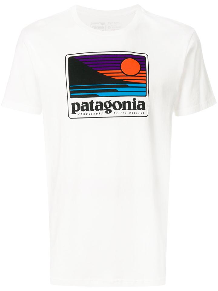 Patagonia Logo Print T-shirt - White