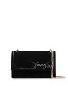 Jimmy Choo Crystal Logo Bag - Black