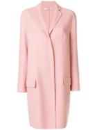 Odeeh Classic Fitted Coat - Pink & Purple