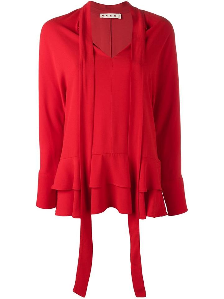 Marni Neck Tie Blouse