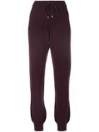 Barrie Cashmere Track Trousers - Pink & Purple