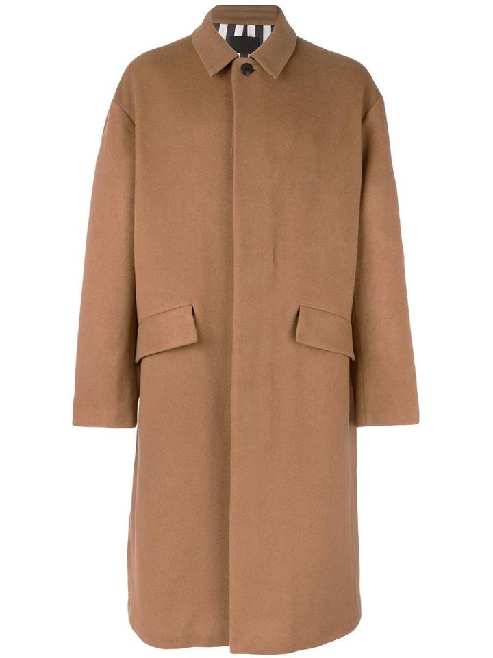 Alexander Wang Oversized Coat, Men's, Size: 48, Nude/neutrals, Wool/nylon/cashmere/acrylic